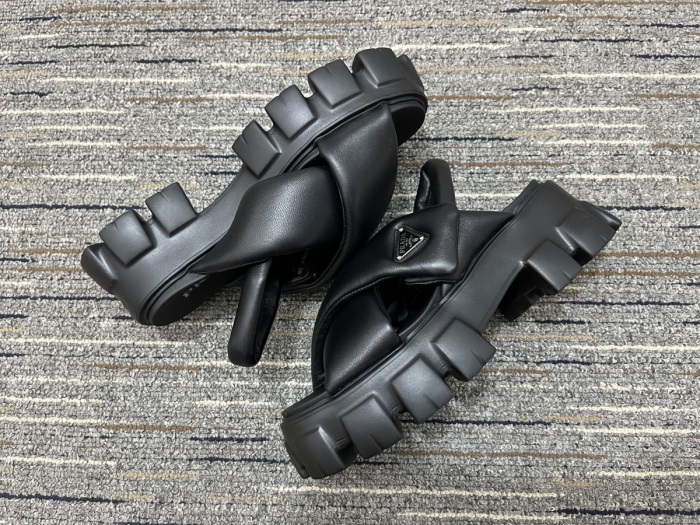 Women P*rada Top Quality Sandals