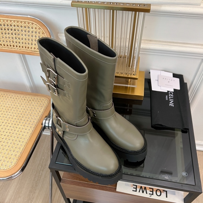 Women C*eline Top Boots 5.5CM