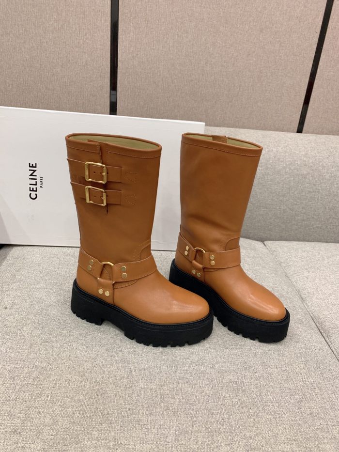 Women C*eline Top Boots 5CM