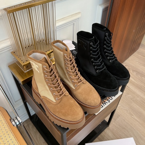 Women C*eline Top Boots  5.5CM