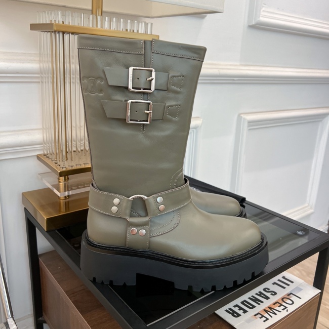 Women C*eline Top Boots 5.5CM