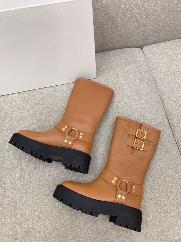 Women C*eline Top Boots 5CM