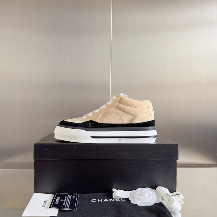 Women C*hanel Top Sneaker  4CM