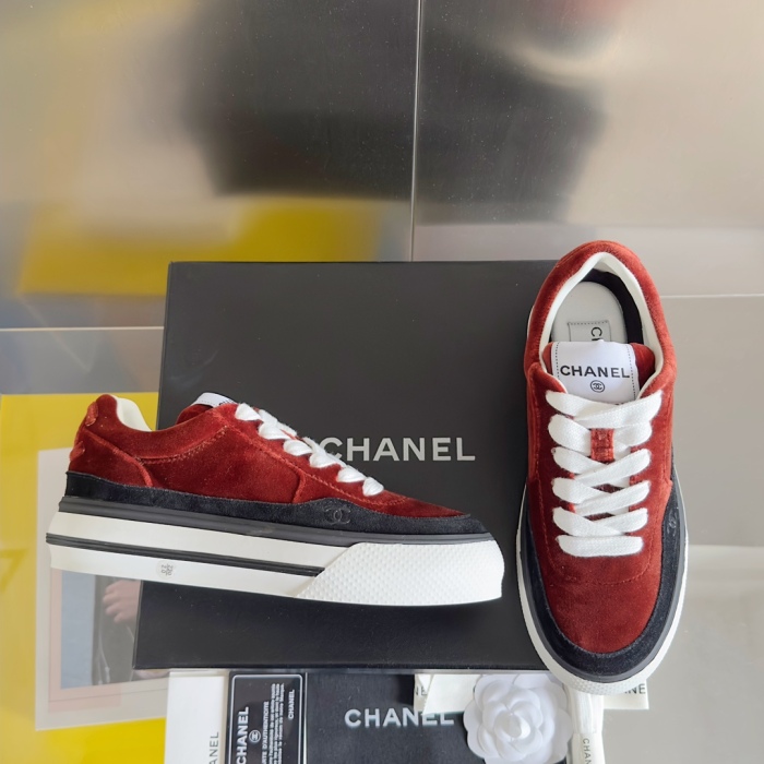 Women C*hanel Top Sneaker  4CM