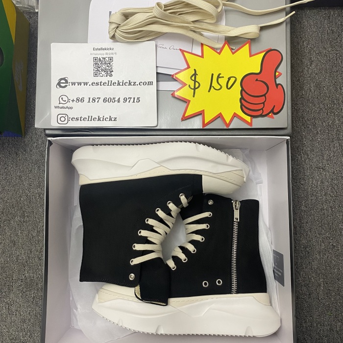 Men Women R*ick O*wens Top Sneaker