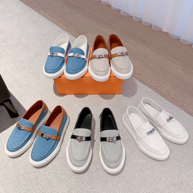 Men Women H*ermes Top Sneaker