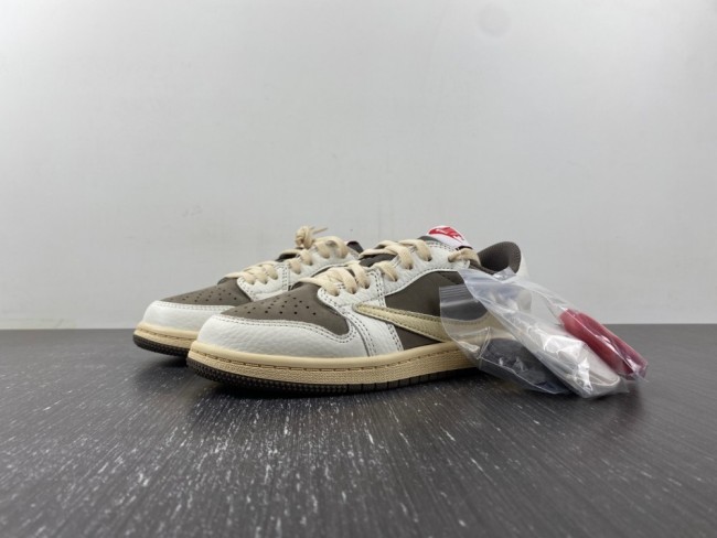 Kids T*ravis S*cott x Air Jordan 1 OG Low PS 'Reverse Mocha'  DO5442-162