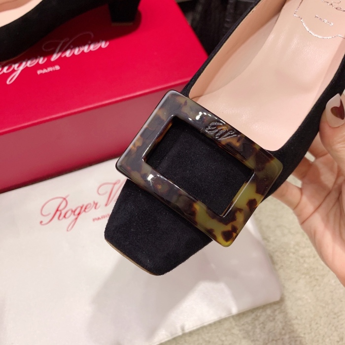 Women  R*oger V*ivier Top Sandals  4.5CM