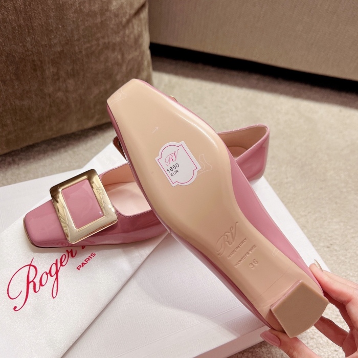 Women  R*oger V*ivier Top Sandals  4.5CM   2.5CM
