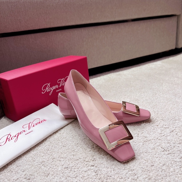 Women  R*oger V*ivier Top Sandals  4.5CM   2.5CM
