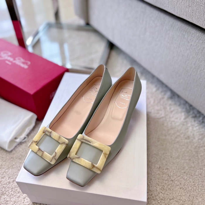 Women  R*oger V*ivier Top Sandals  4.5CM
