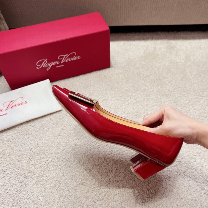 Women  R*oger V*ivier Top Sandals  4.5CM   2.5CM