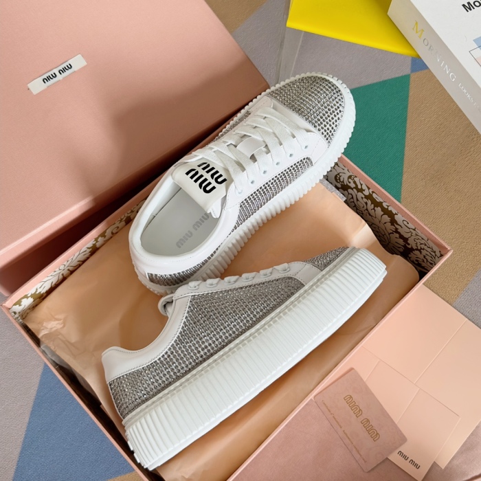 Women M*iu M*iul Top Sneaker  4.5CM
