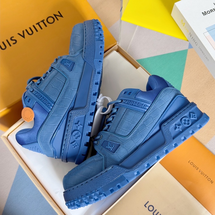 Men Women L*ouis V*uitton Top Quality Sneakers  3.5CM