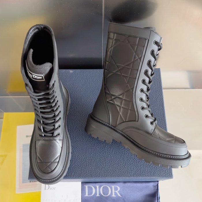 Women D*ior Top Boots  4.5CM