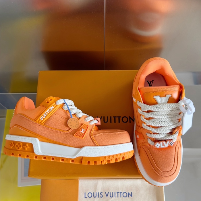 Men Women L*ouis V*uitton Top Quality Sneakers  3.5CM