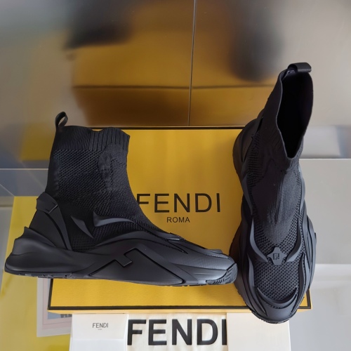 Men Women  F*endi Top Sneaker 4.5CM