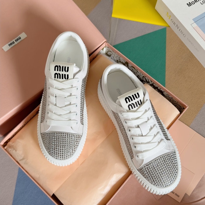 Women M*iu M*iul Top Sneaker  4.5CM