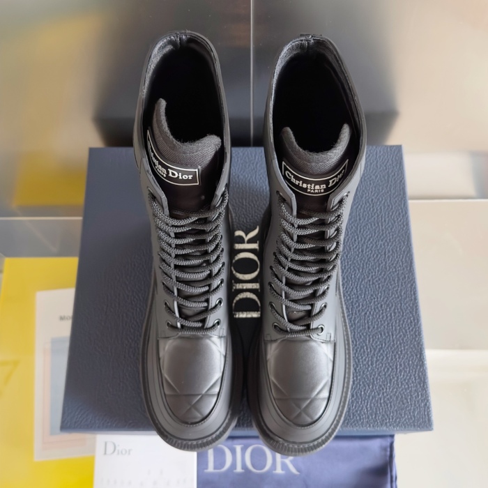 Women D*ior Top Boots  4.5CM