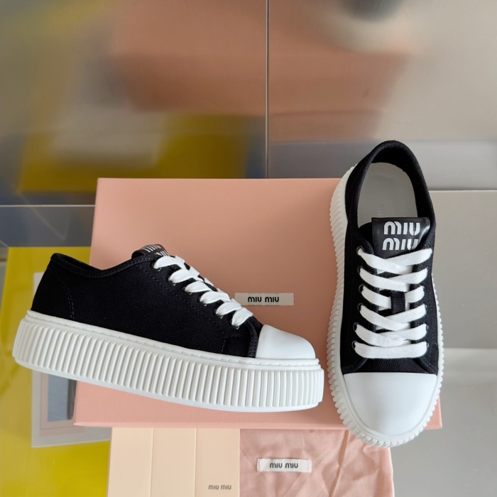 Women M*iu M*iul Top Sneaker  4.5CM