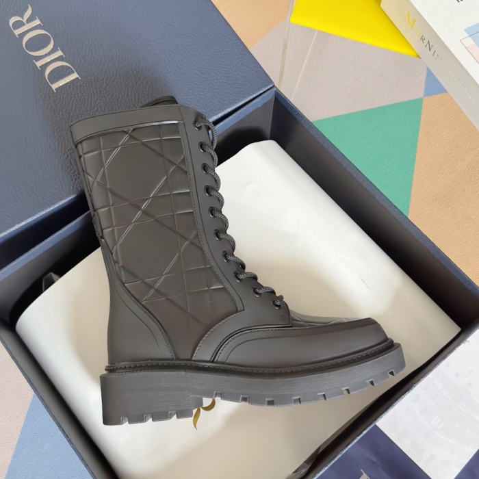Women D*ior Top Boots  4.5CM