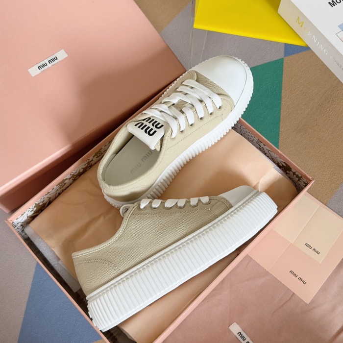 Women M*iu M*iul Top Sneaker  4.5CM