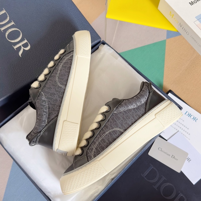 Men Women D*ior Top Quality Sneakers 4CM