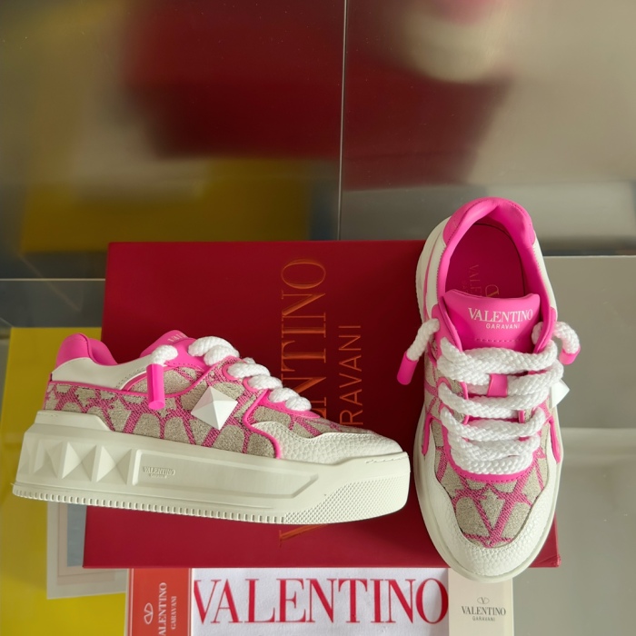 Men Women  𝑉*𝐴𝐿𝐸𝑁𝑇𝐼𝑁𝑂 Top Sneakers  6CM