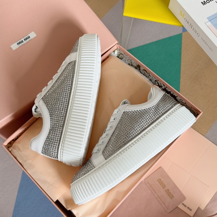 Women M*iu M*iul Top Sneaker  4.5CM