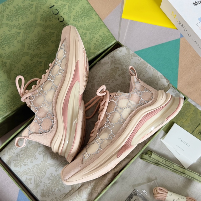 Women  G*ucci Top Sneaker  4CM