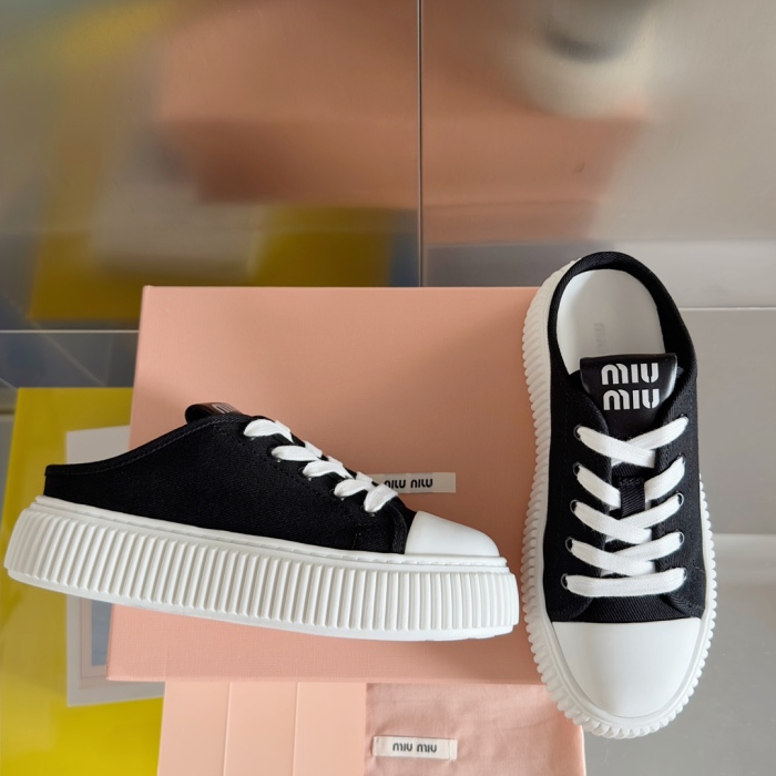 Women M*iu M*iul Top Sneaker  4.5CM