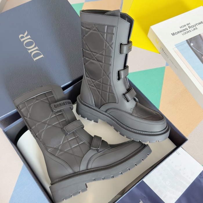 Women D*ior Top Boots  4.5CM