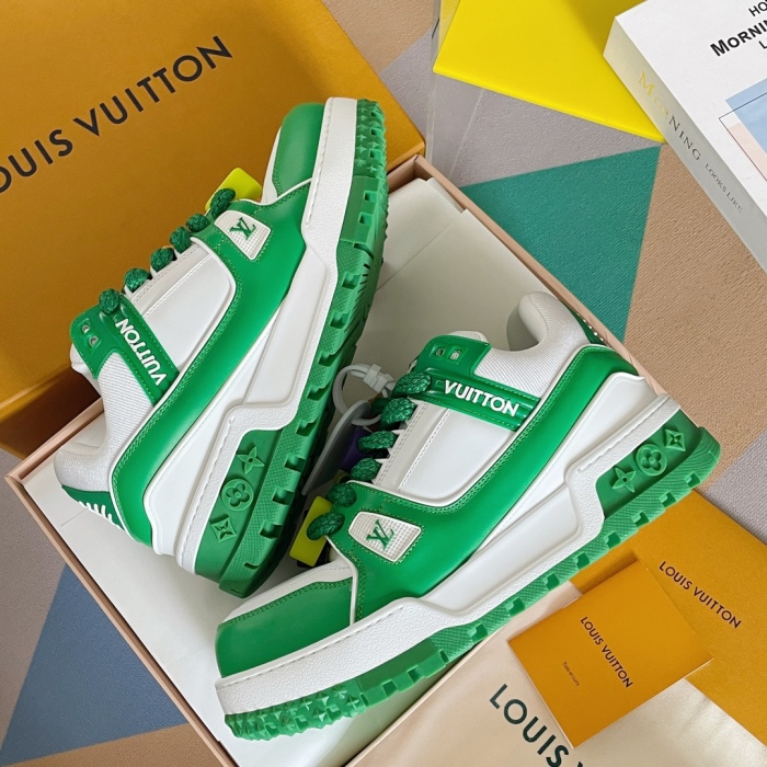 Men Women L*ouis V*uitton Top Quality Sneakers  3.5CM