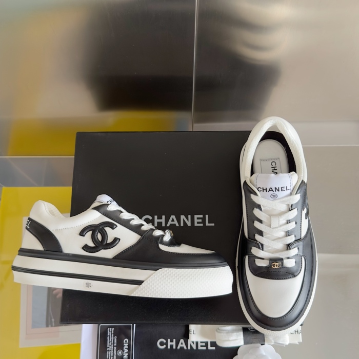 Women C*hanel Top Sneaker  4CM