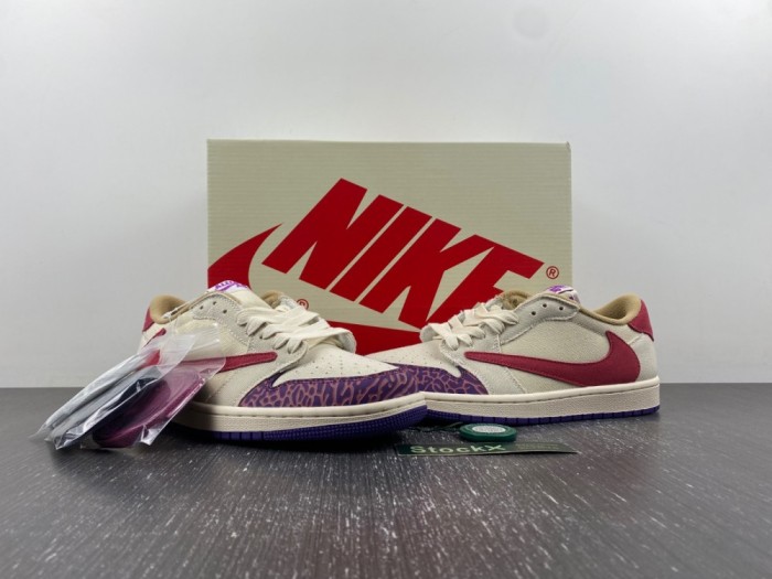 T*ravis S*cott x Air Jordan 1 Low  DM7866 952