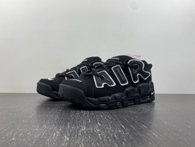 A*MBUSH x N*ike A*ir M*ore U*ptempo Low “Black/White” FB1299-001