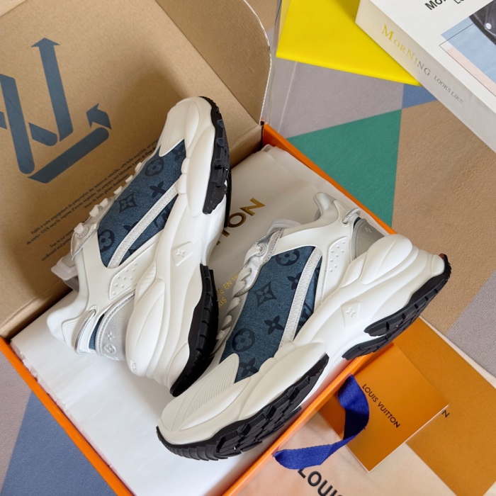 Women  L*ouis V*uitton Top Quality Sneakers  5.5CM