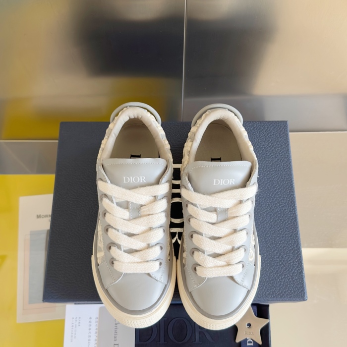 Men Women D*ior x D*enim T*ears Top Quality Sneakers  4CM