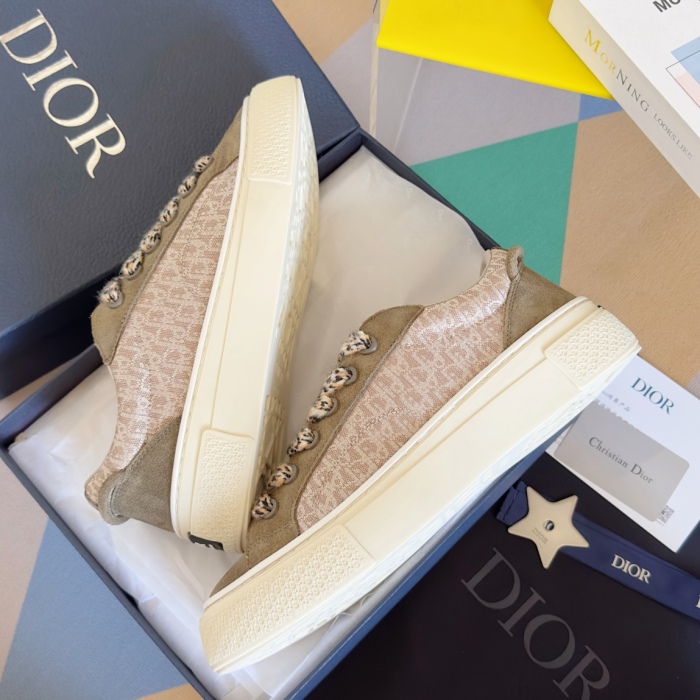 Men Women D*ior x D*enim T*ears Top Quality Sneakers  4CM