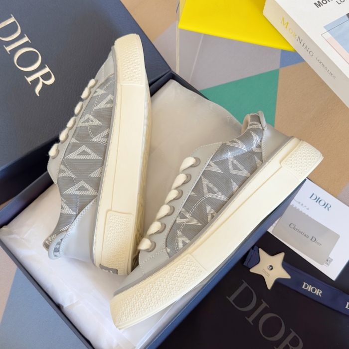 Men Women D*ior x D*enim T*ears Top Quality Sneakers  4CM