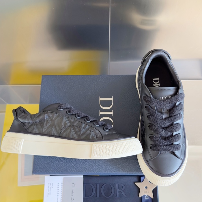 Men Women D*ior x D*enim T*ears Top Quality Sneakers  4CM