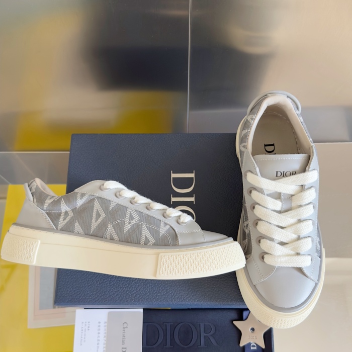 Men Women D*ior x D*enim T*ears Top Quality Sneakers  4CM