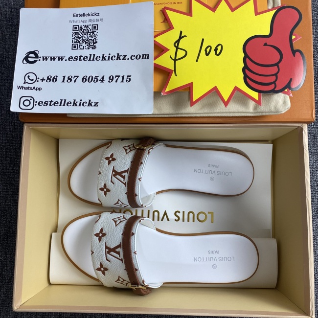 Women L*ouis V*uitton Top Slippers