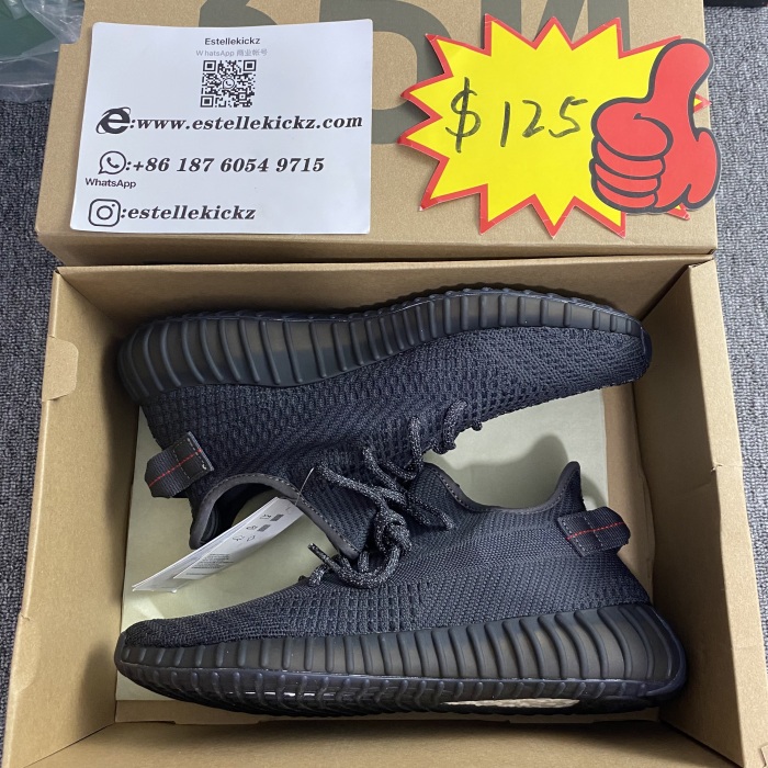 Yeezy 350 Boost V2 Black  FU9006