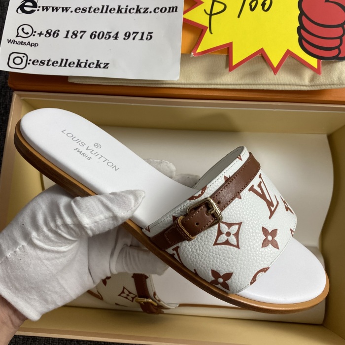 Women L*ouis V*uitton Top Slippers