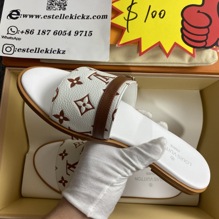 Women L*ouis V*uitton Top Slippers