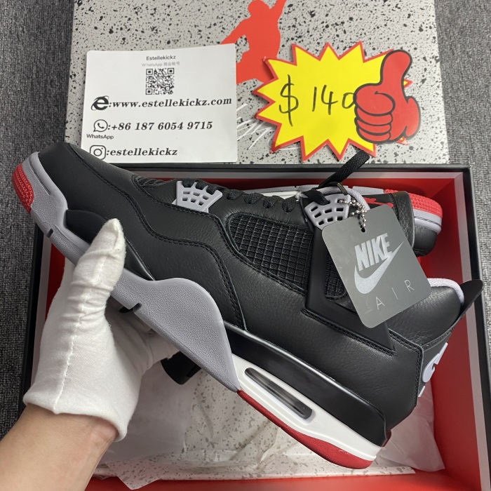 A*ir J*ordan 4 “Bred Reimagined FV5029-006