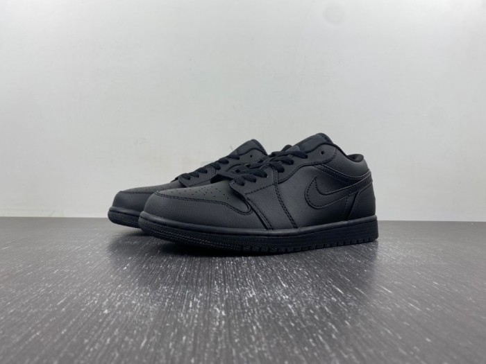 A*IR J*ORDAN 1 LOW 'TRIPLE BLACK'  553558-091