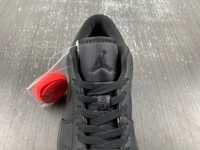 A*IR J*ORDAN 1 LOW 'TRIPLE BLACK'  553558-091