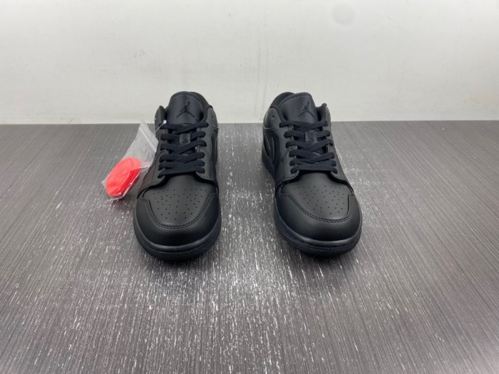 A*IR J*ORDAN 1 LOW 'TRIPLE BLACK'  553558-091